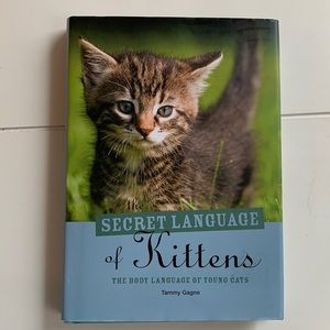 4/$10 Hardcover Secret Language of Kittens book.